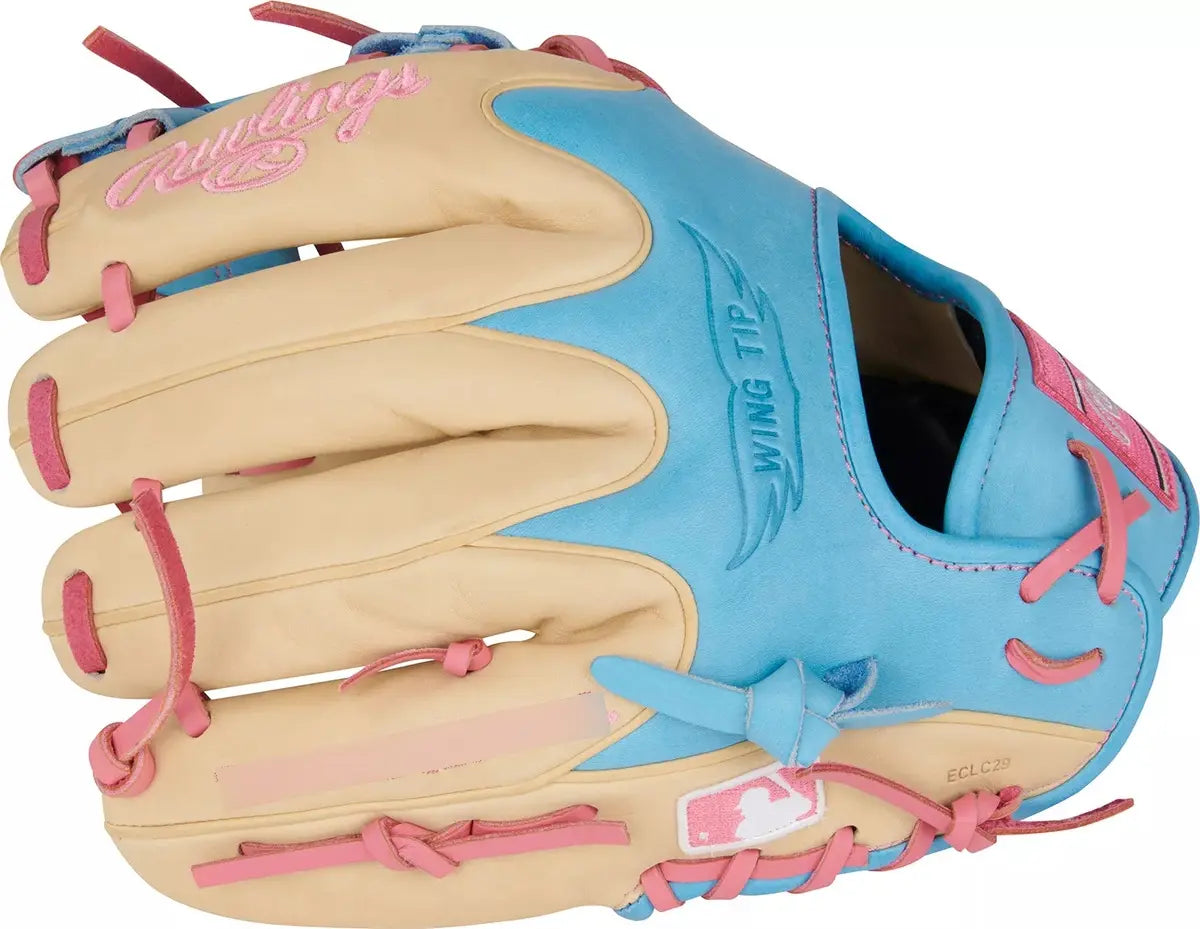 Guante De Beisbol Rawlings Heart Of The Hide Azul Crema 11.5 In Lanzador Diestro
