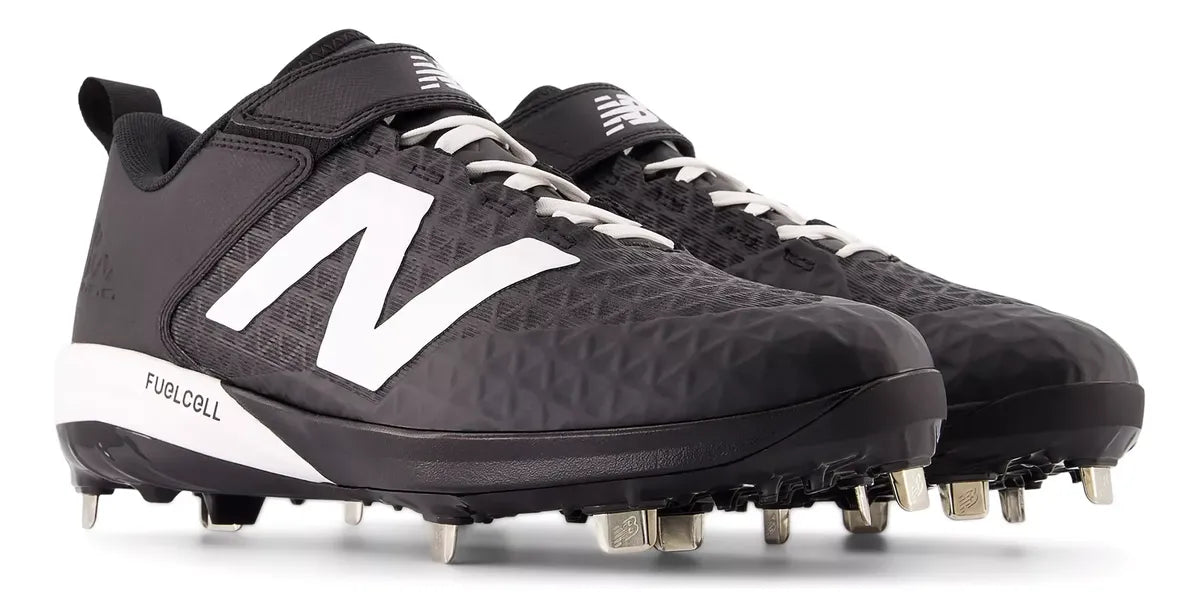 Spikes De Beisbol New Balance 4040 V8 Negro Metal