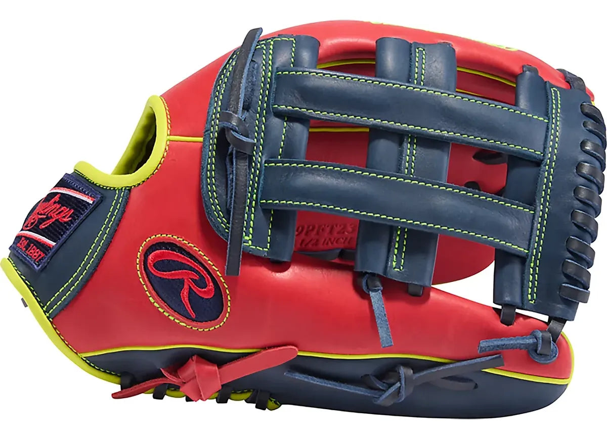 Guante De Beisbol Rawlings R9 Pro Rojo 12.5 In Lanzador Diestro