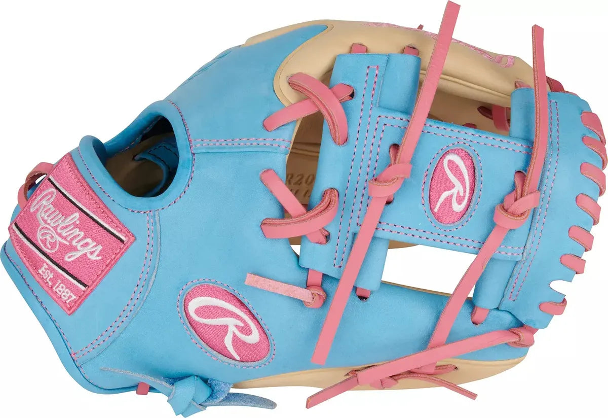 Guante De Beisbol Rawlings Heart Of The Hide Azul Crema 11.5 In Lanzador Diestro