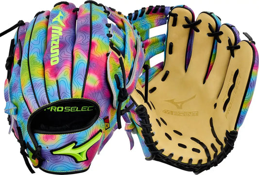 Guante De Beisbol Mizuno Pro Select M-print Series Colors 11.75 In Lanzador Diestro