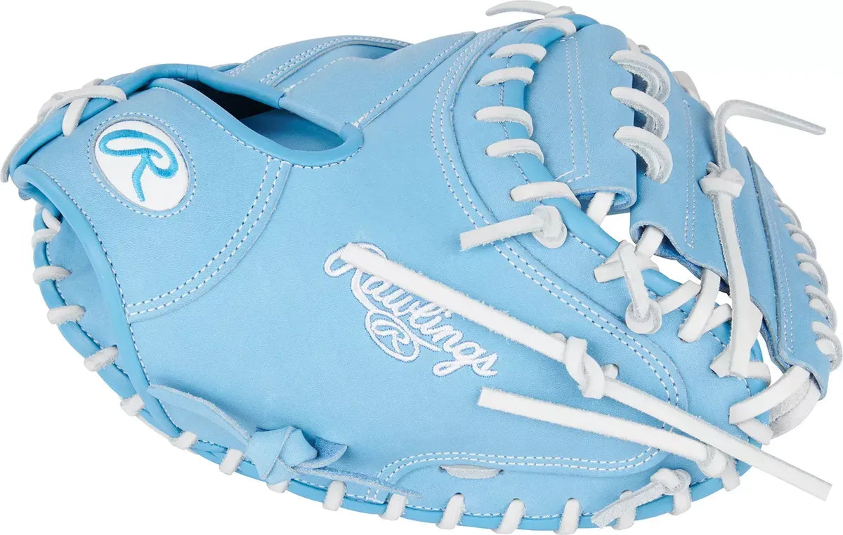 Guante De Catcher Beisbol Rawlings Heart Of The Hide Azul 33 In Lanzador Diestro