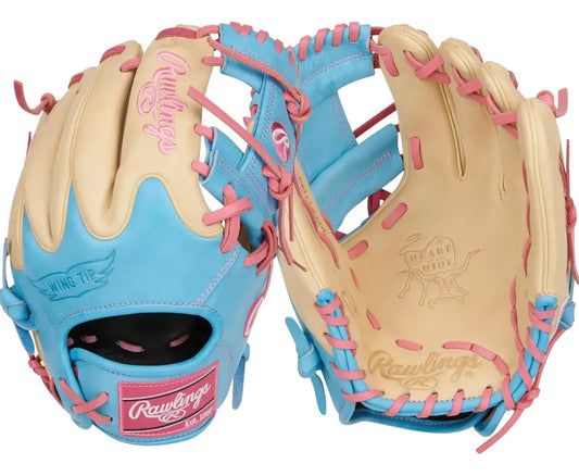 Guante De Beisbol Rawlings Heart Of The Hide Azul Crema 11.5 In Lanzador Diestro