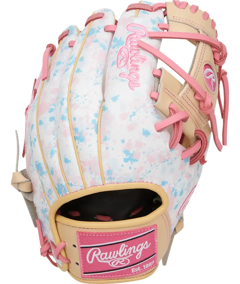 Guante De Beisbol Rawlings Heart Of The Hide Crema Con Blanco 11.5 In Lanzador Diestro