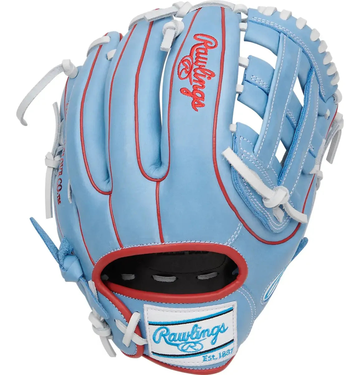 Guante De Beisbol Rawlings R9 Pro Azul Columbia 11.5 In Lanzador Diestro