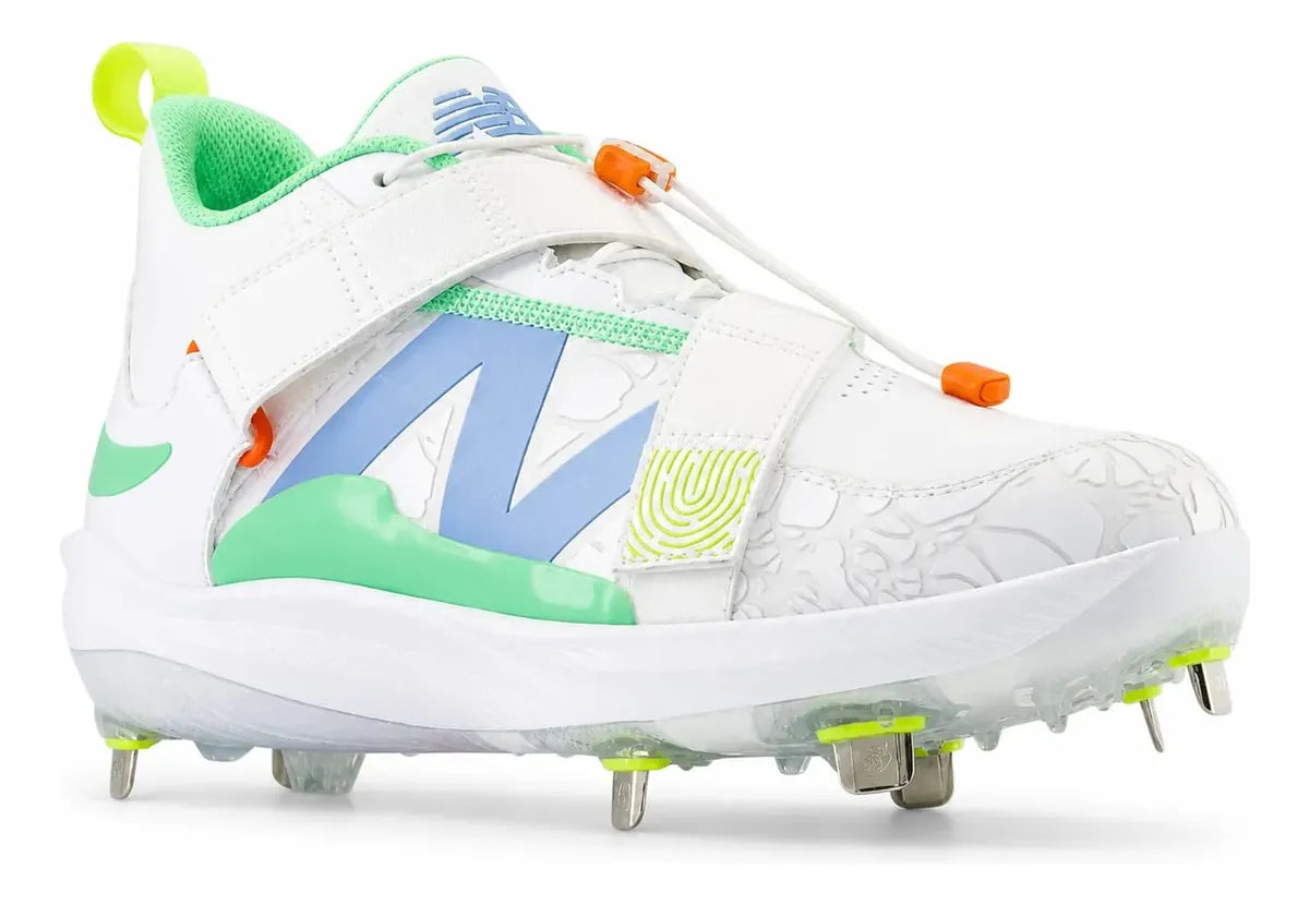 Spikes De Beisbol New Balance Fuelcell Lindor2 Blanco Metal