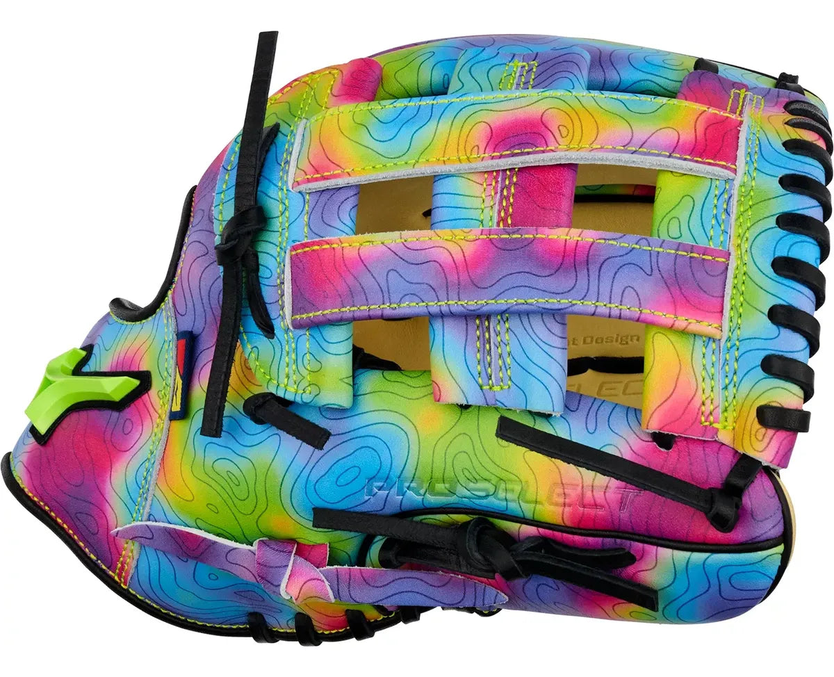 Guante De Beisbol Mizuno Pro Select M-print Series Colors 11.75 In Lanzador Diestro