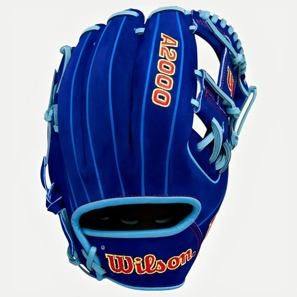 Guante De Beisbol Wilson A2000 Big Rally Blue Raspberry 11.5 In Lanzador Diestro