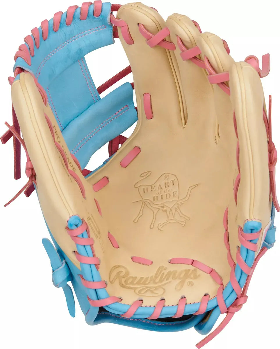 Guante De Beisbol Rawlings Heart Of The Hide Azul Crema 11.5 In Lanzador Diestro