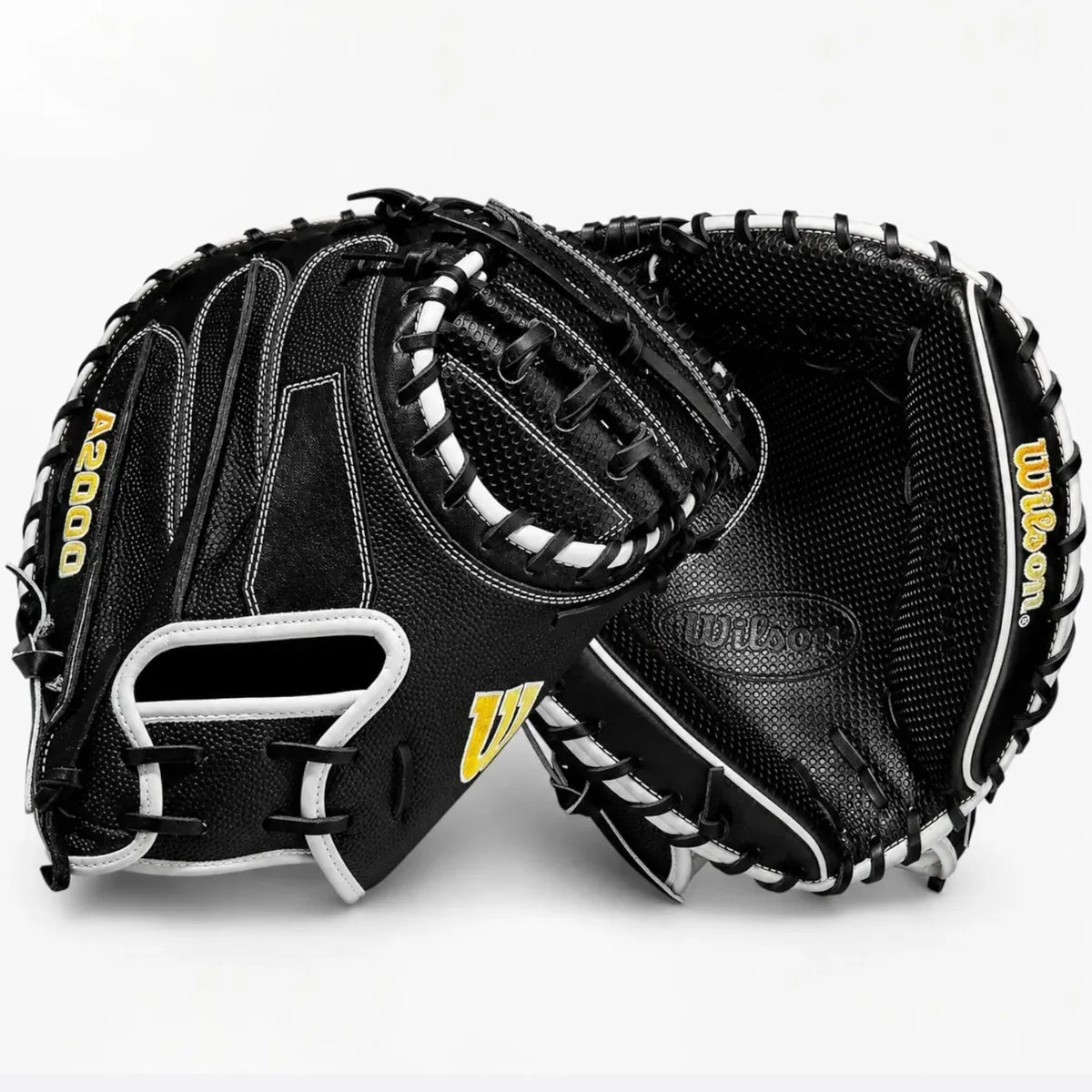 Guante De Catcher Beisbol Wilson A2000 Negro Spin Control 33.5 In Lanzador Diestro