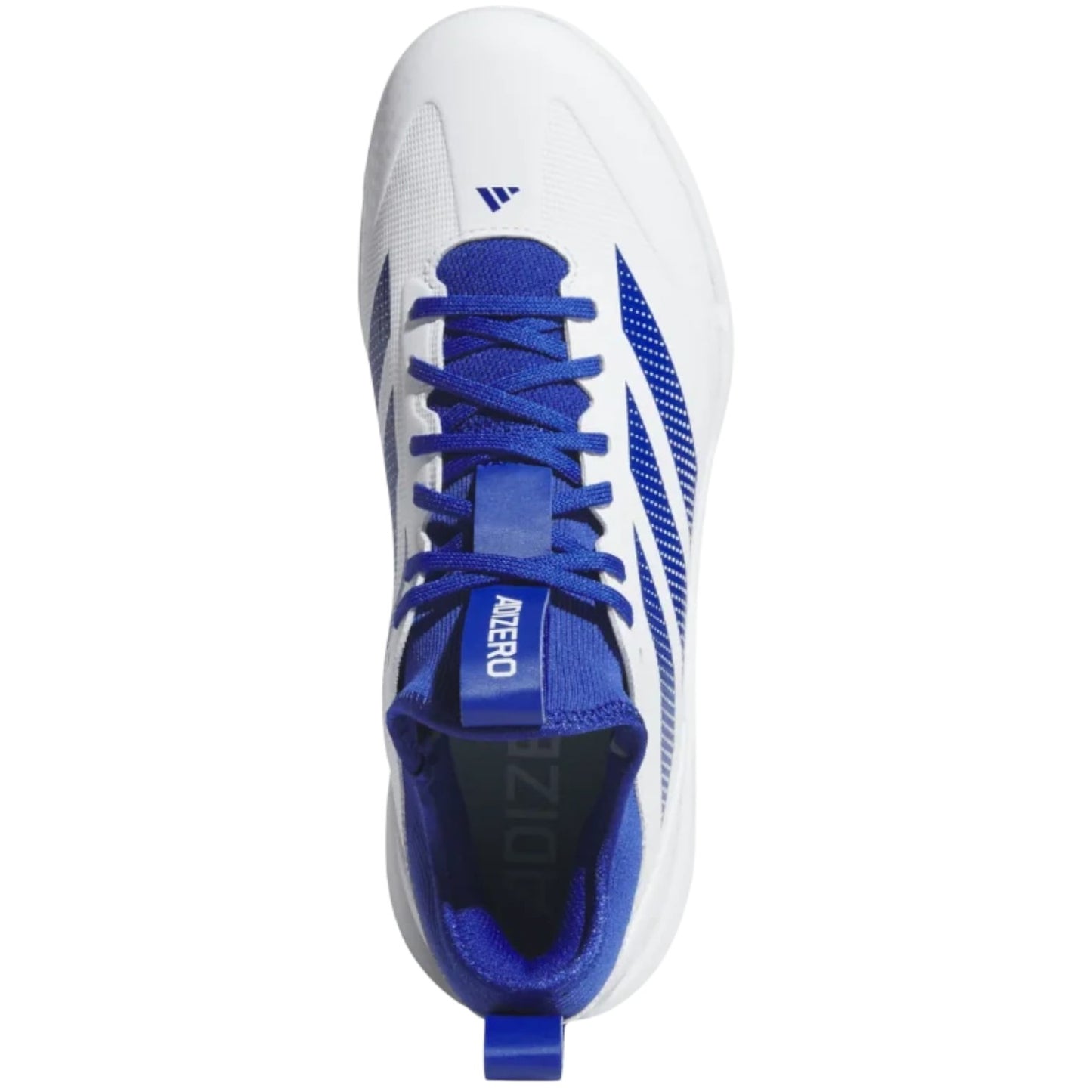 Spikes De Beisbol Adidas Adizero Impact 2.0 Blanco Con Azul Metal