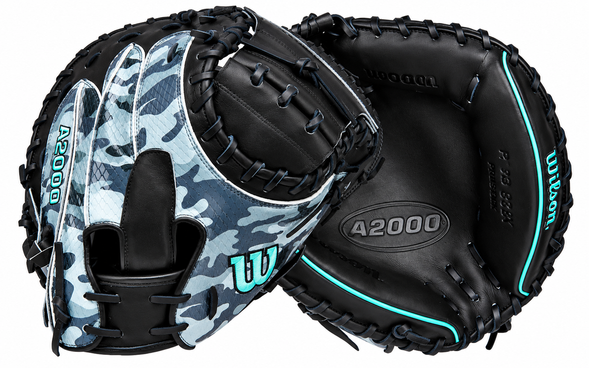 Guante De Catcher Beisbol Wilson A2000 Negro Camo 34 In Lanzador Diestro