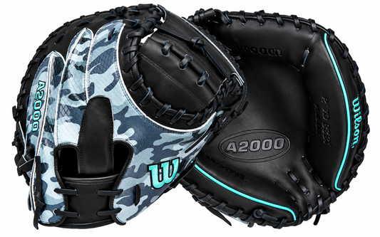 Guante De Catcher Beisbol Wilson A2000 Negro Camo 34 In Lanzador Diestro