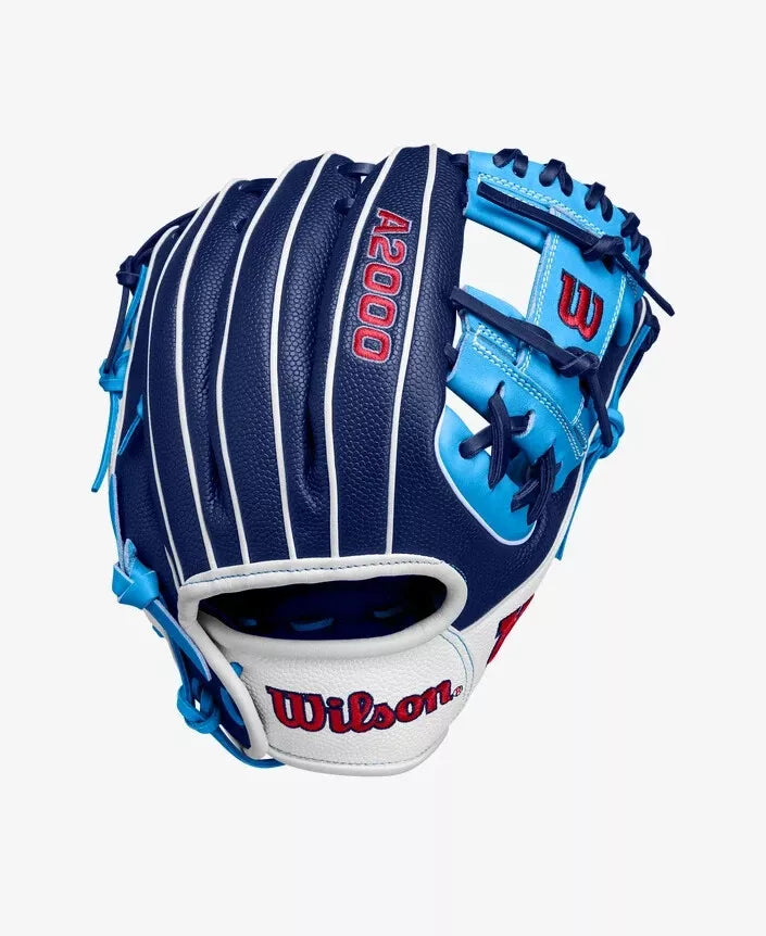 GUANTE WILSON A2000 PEDROIA PF88 AZUL 11.25