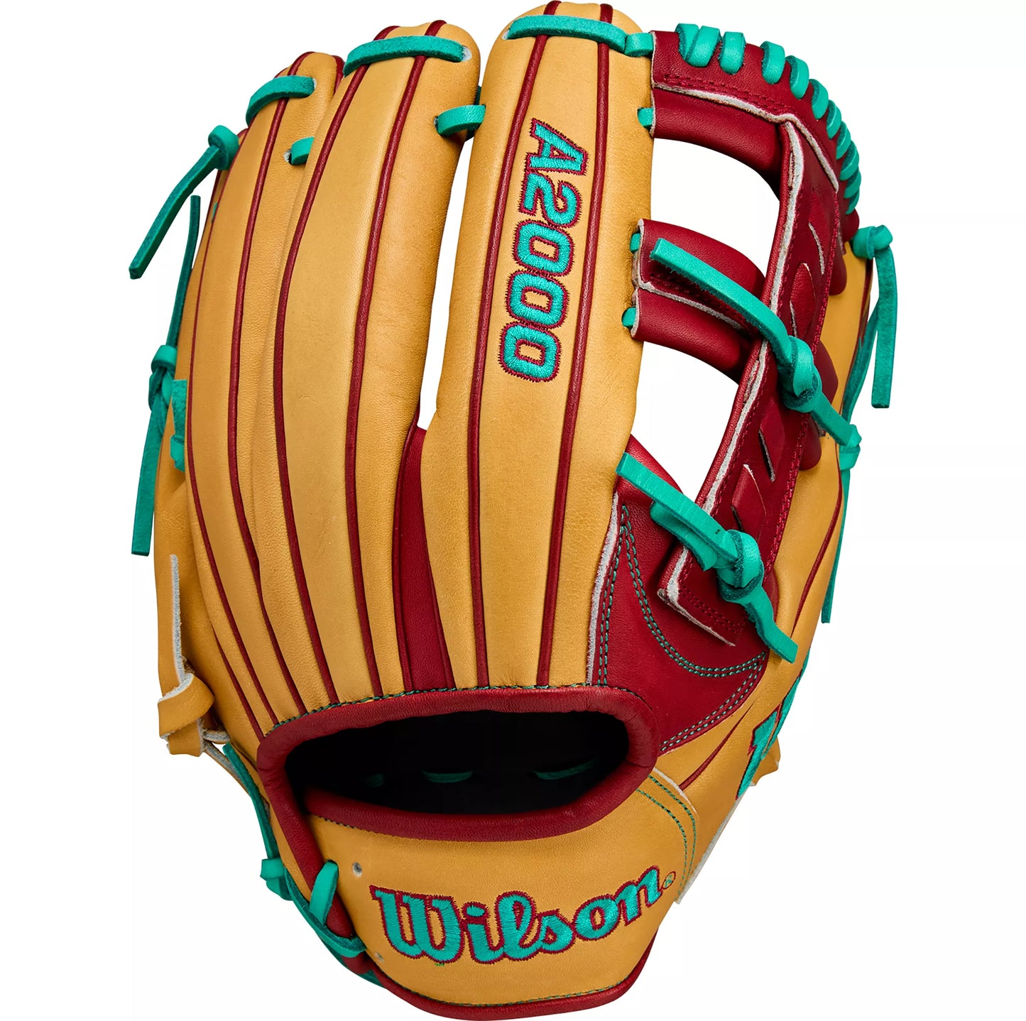 GUANTE WILSON A2000 1716 ROJO/AMARILLO 11.5