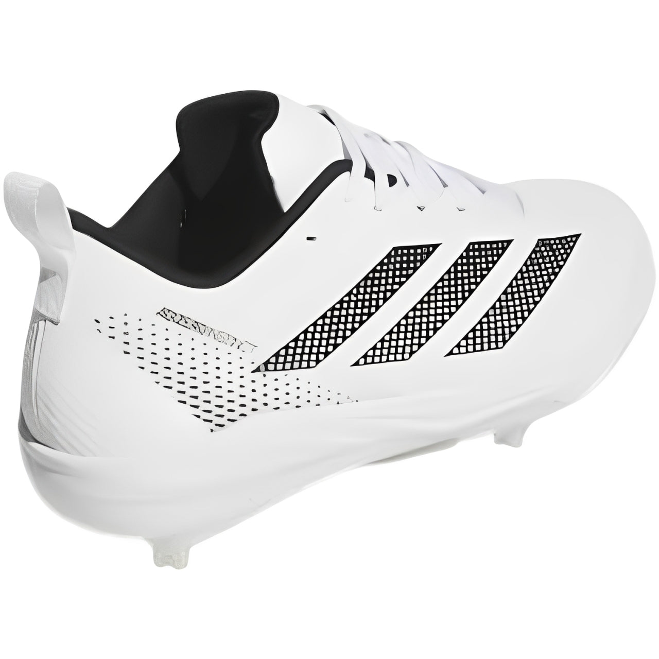Spikes De Beisbol Adidas Adizero Instict 2.0 Blanco Con Negro Metal