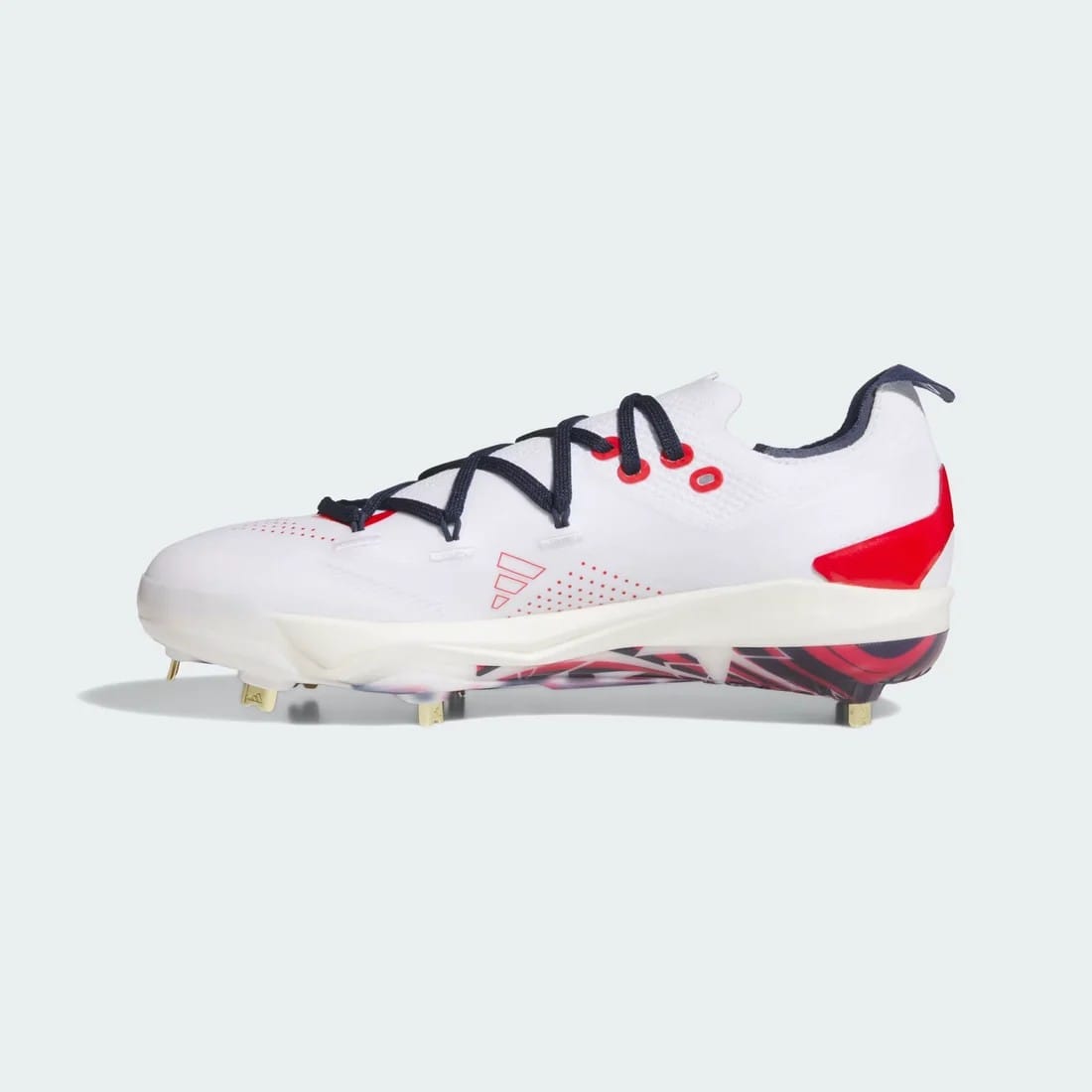 Spikes De Beisbol Adidas Adizero Electric+ 2.0 Blanco USA Metal