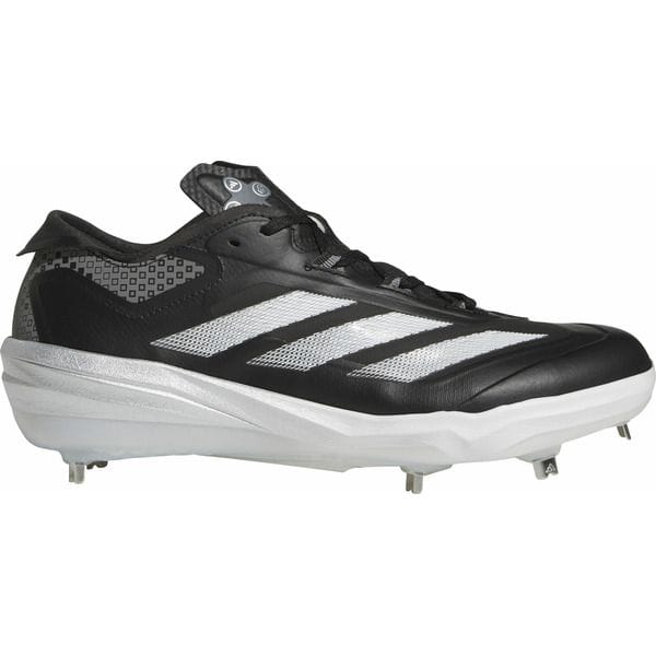 Spikes De Beisbol Adidas Adizero Impact BSB Negro Con Plata Metal