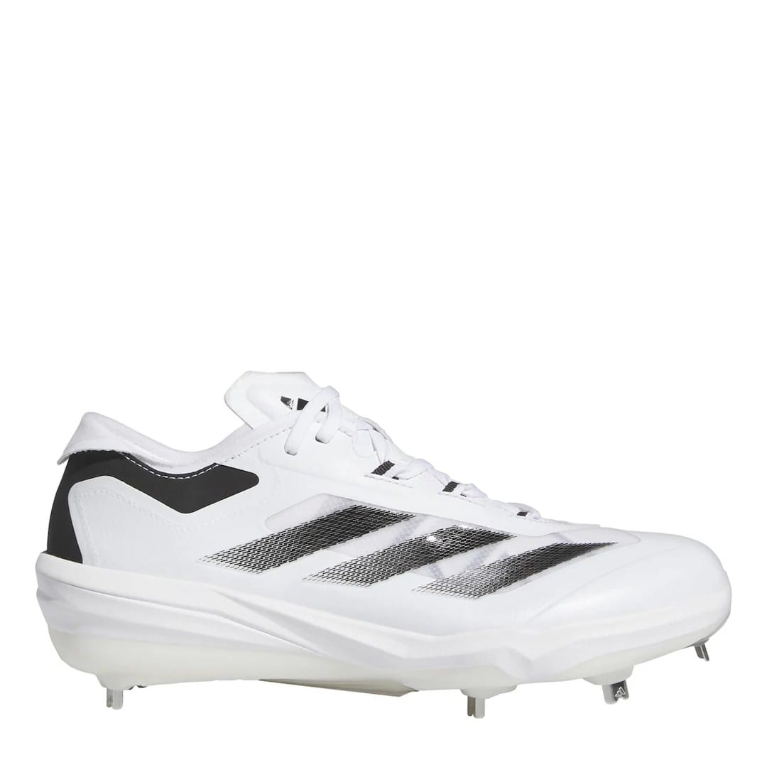 Spikes De Beisbol Adidas Adizero Impact Blanco Con Negro Low Metal