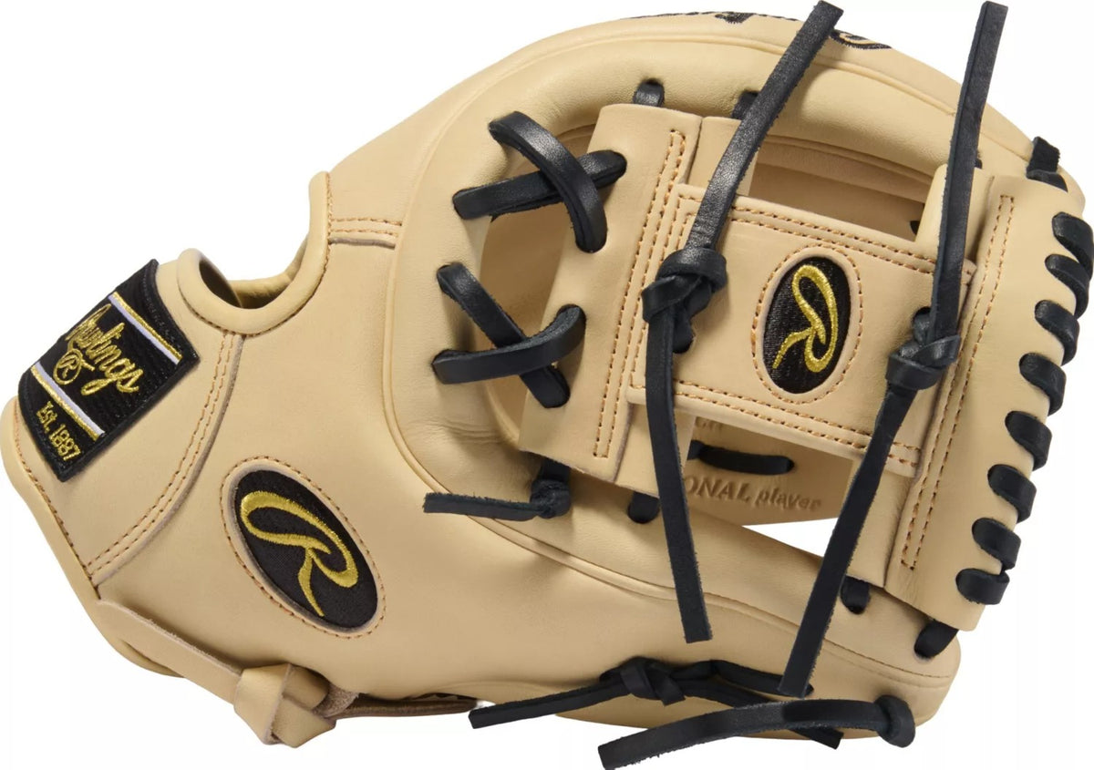 Guante De Beisbol Rawlings Heart Of The Hide Crema Con Negro 11.5 In Lanzador Diestro