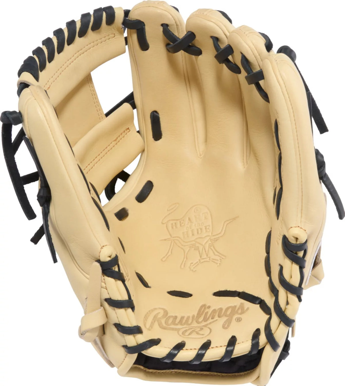 Guante De Beisbol Rawlings Heart Of The Hide Crema Con Negro 11.5 In Lanzador Diestro