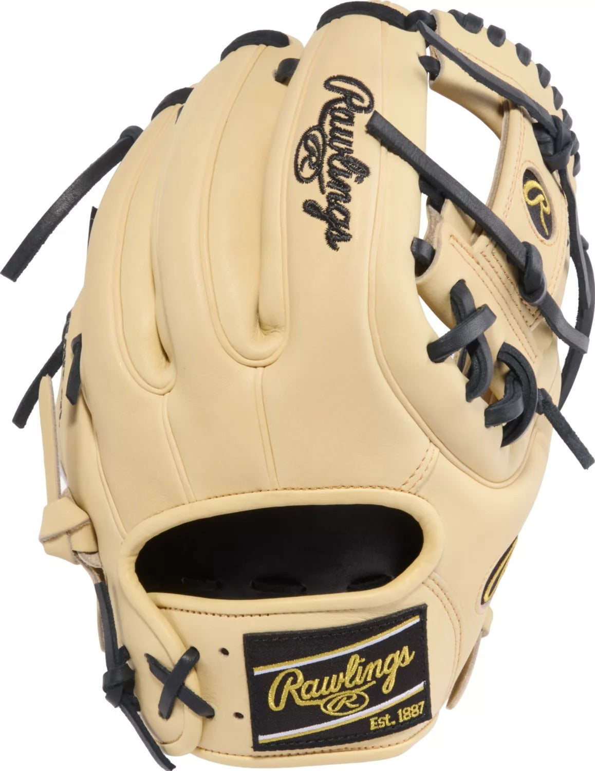 Guante De Beisbol Rawlings Heart Of The Hide Crema Con Negro 11.5 In Lanzador Diestro