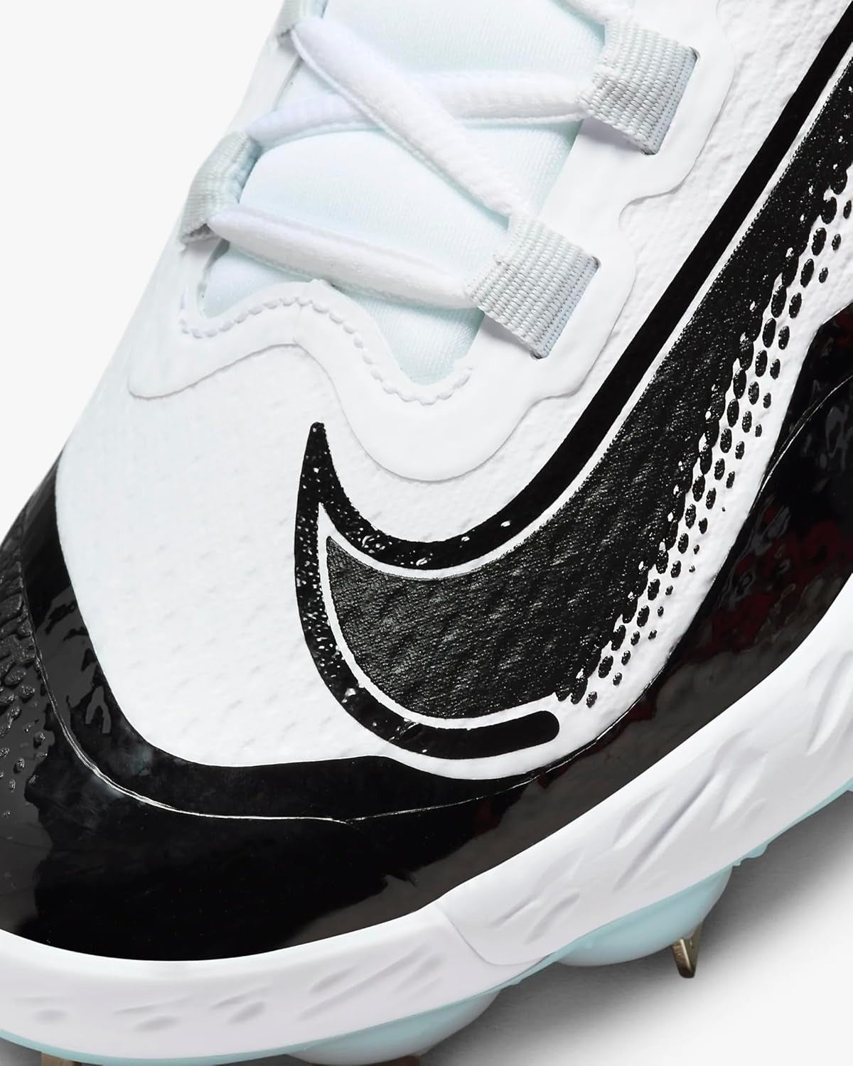 Spikes De Beisbol Nike Alpha Huarache Elite 4 Low Blanco Con Negro
