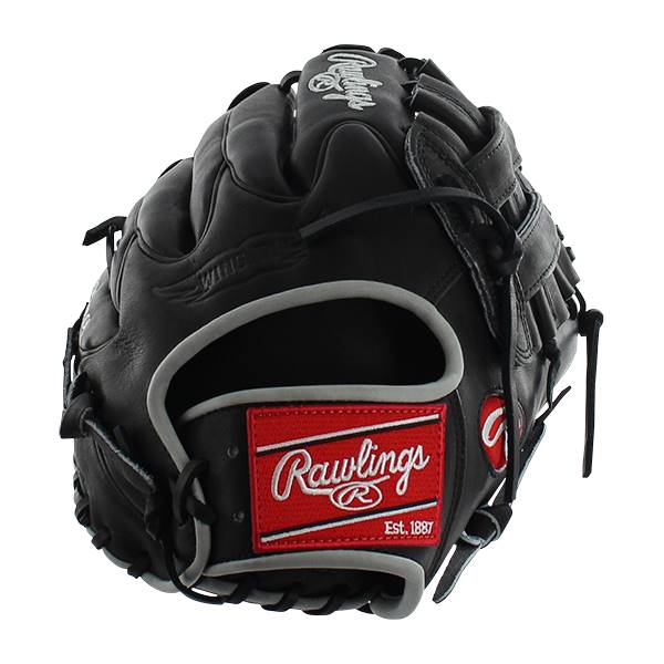 GUANTE RAWLINGS HEART OF THE HIDE NEGRO/GRIS 11.75