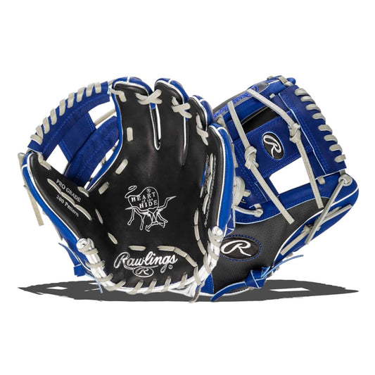 GUANTE RAWLINGS HEART OF THE HIDE NEGRO/AZUL 11.5