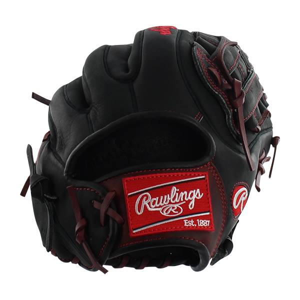 GUANTE RAWLINGS HEART OF THE HIDE NEGRO/ROJO 11.75