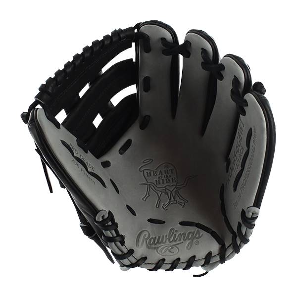 GUANTE RAWLINGS HEART OF THE HIDE NEGRO/GRIS 11.75