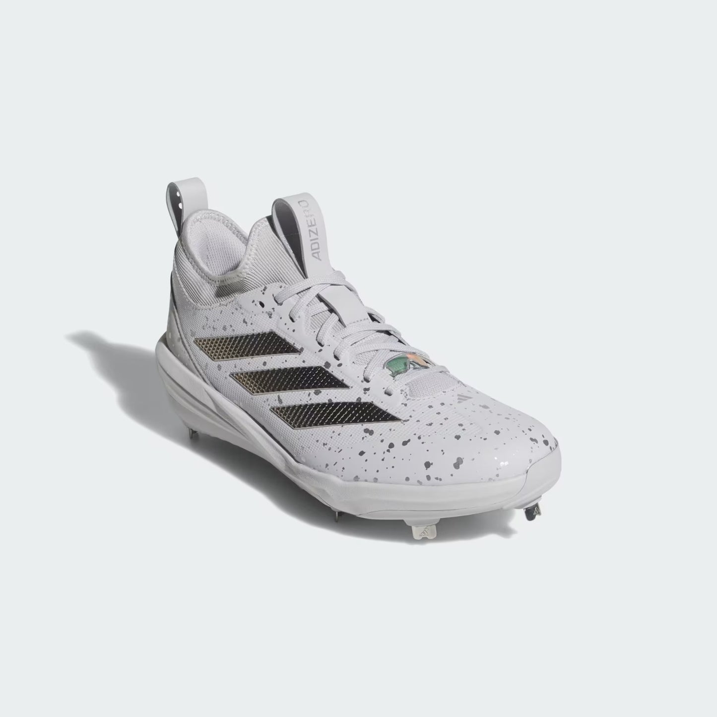 Spikes De Beisbol Adidas Adizero Impact 2.0 BSB Gris Con Plata Metal