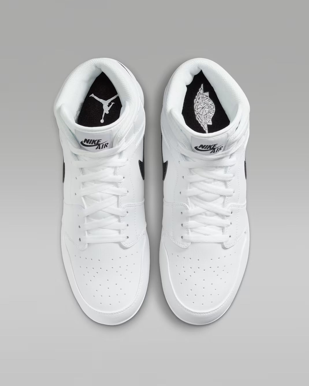 Spikes De Beisbol Nike Air Jordan 1 Retro Blanco Metal