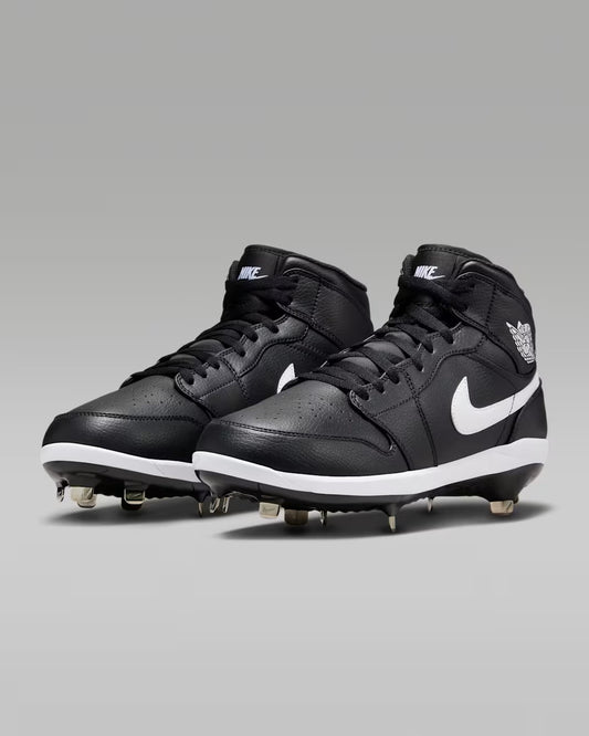 Spikes De Beisbol Nike Air Jordan 1 Retro Negro Metal