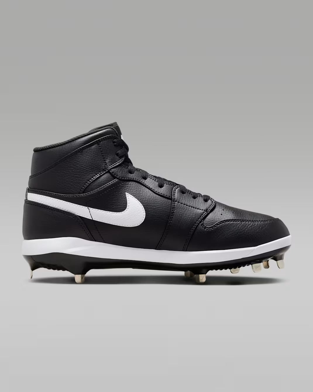 Spikes De Beisbol Nike Air Jordan 1 Retro Negro Metal