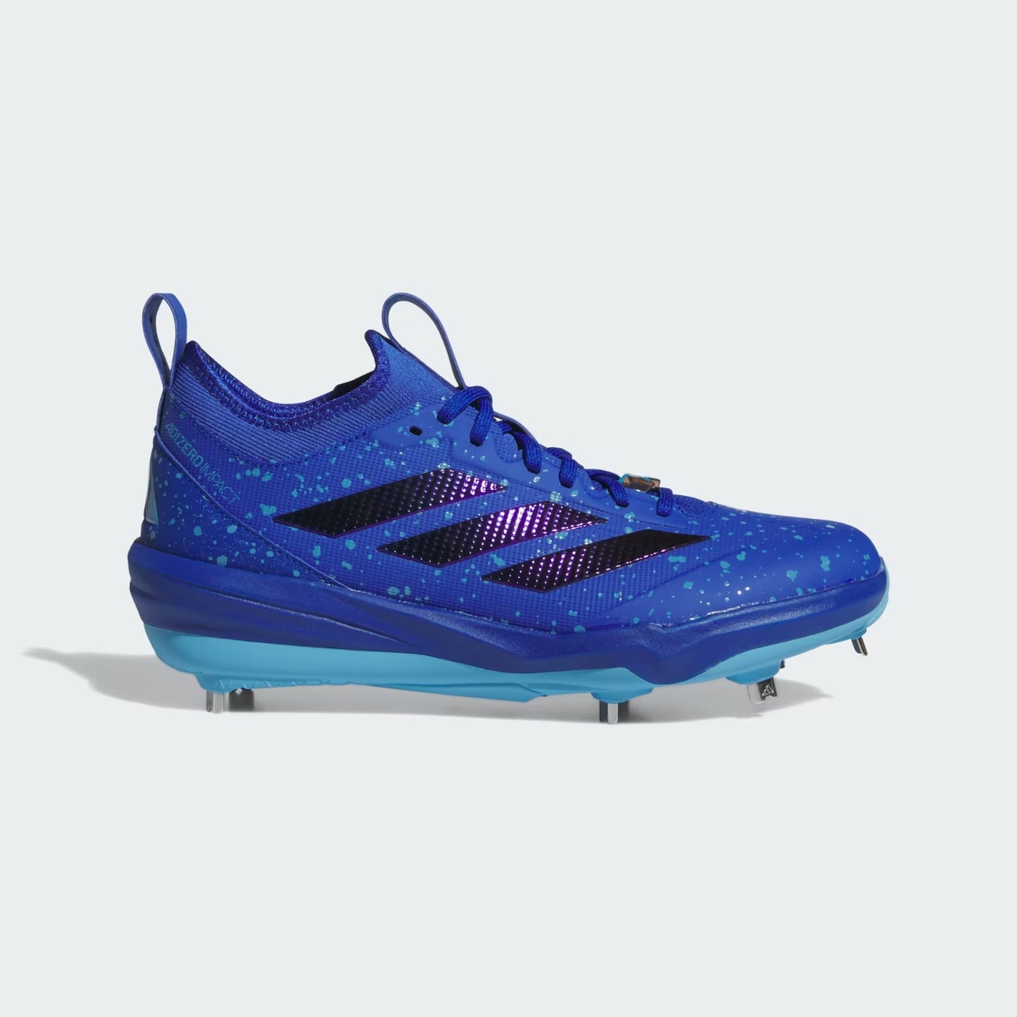 Spikes De Beisbol Adidas Adizero Impact Bsb Shades 2.0 Azules Metal