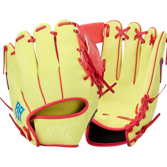 Guante De Beisbol Infantil Nike Vapor Ronald Acuña Jr. Amarillo 10.5 In Lanzador Diestro