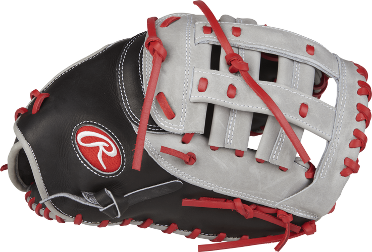 GUANTE RAWLINGS HEART OF THE HIDE NEGRO/GRIS 12.25