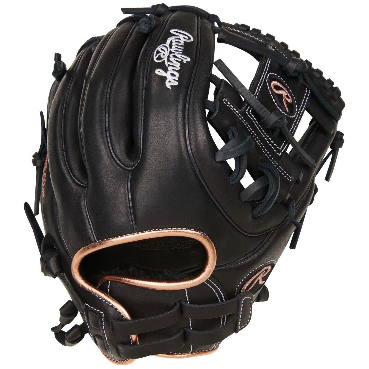 Guante De Beisbol Rawlings R9 Negro Cobre 11.75 In Lanzador Diestro