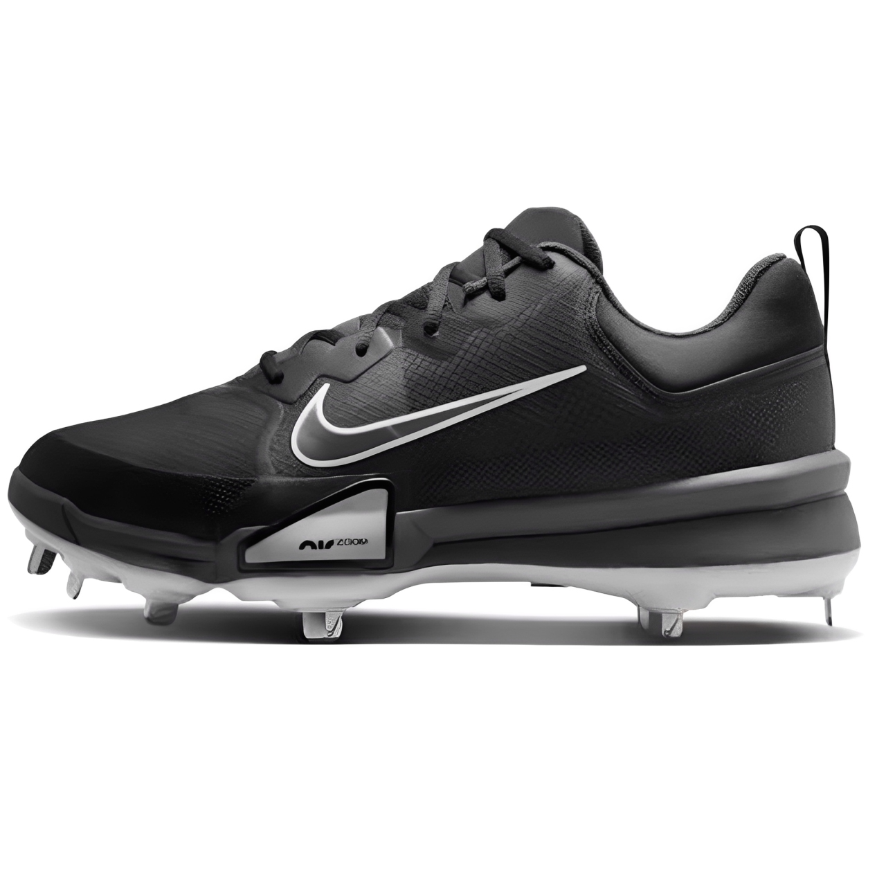 Spikes De Beisbol Nike Force Zoom Trout 9 Pro Negro Con Gris Metal