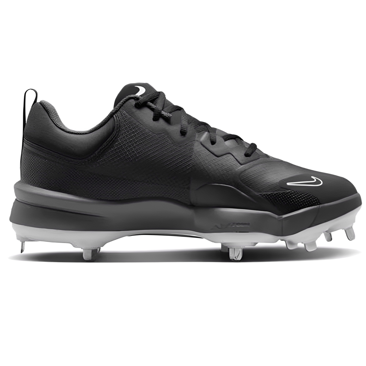 Spikes De Beisbol Nike Force Zoom Trout 9 Pro Negro Con Gris Metal
