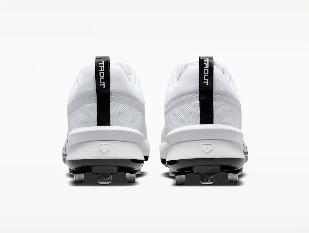 Spikes De Beisbol Nike Force Zoom Trout 9 Pro Blanco Metal