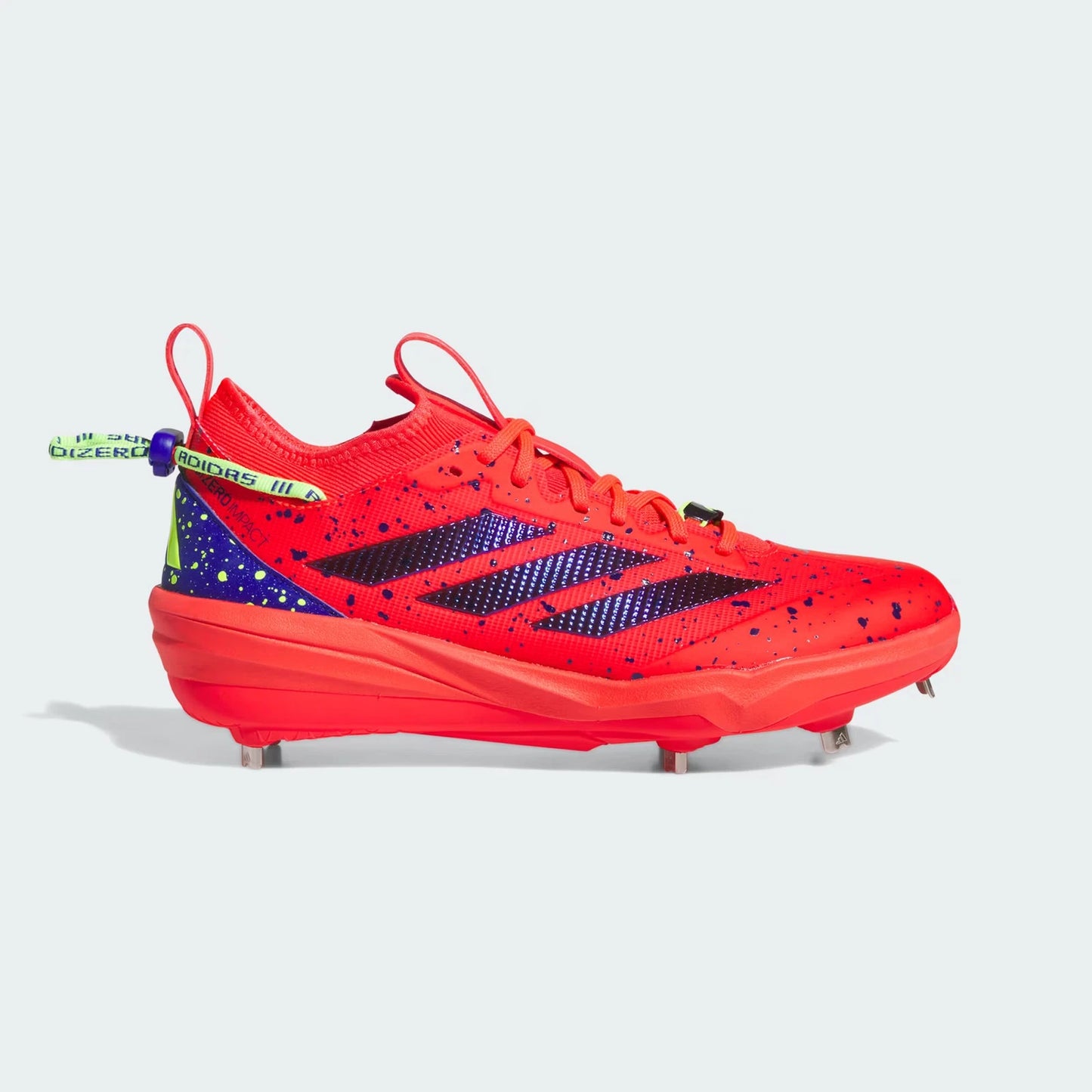 Spikes De Beisbol Adidas Adizero Impact 2.0 Rojo Lúcido Metal