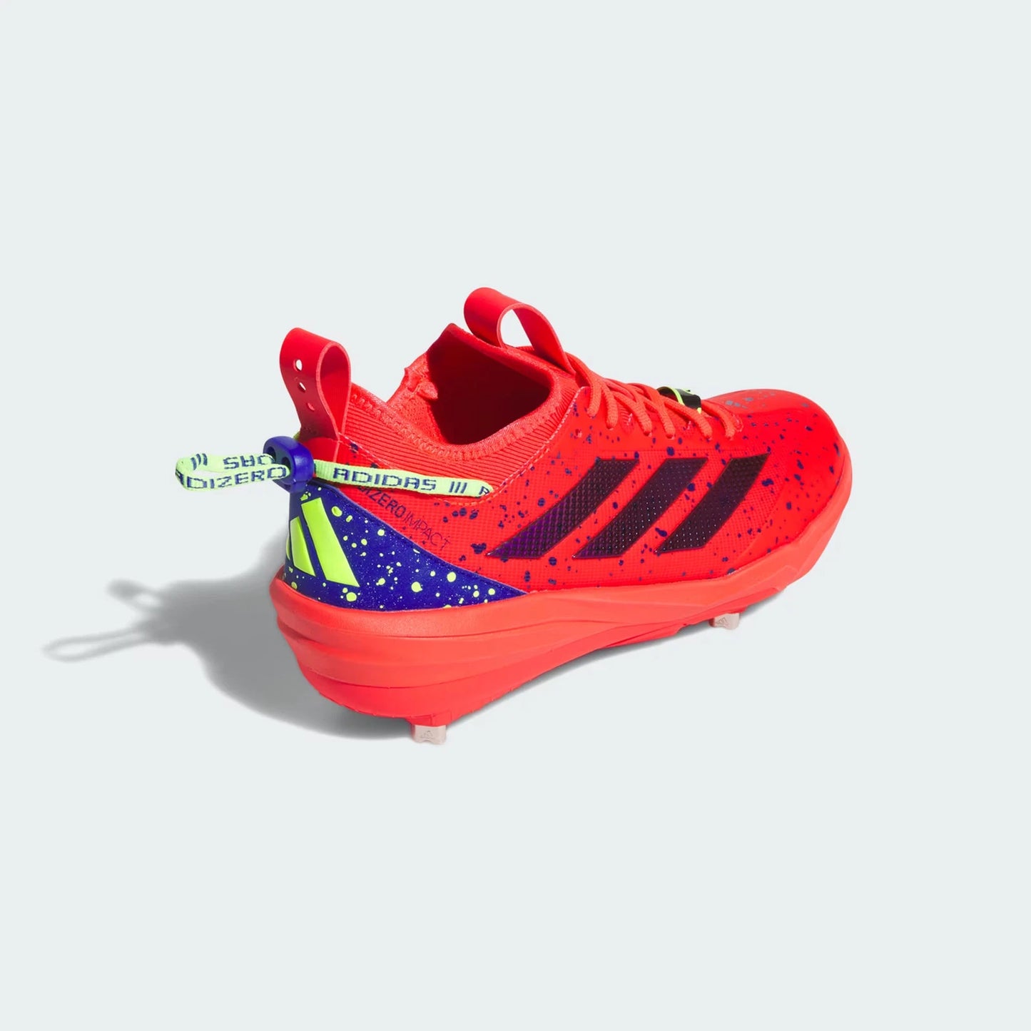 Spikes De Beisbol Adidas Adizero Impact 2.0 Rojo Lúcido Metal