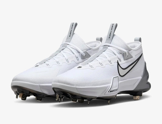 Spikes De Beisbol Nike Force Zoom Trout 9 Elite Blancos Metal