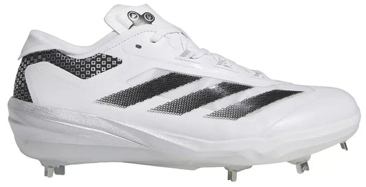 Spikes De Beisbol Adidas Adizero Impact Blanco Con Negro Metal