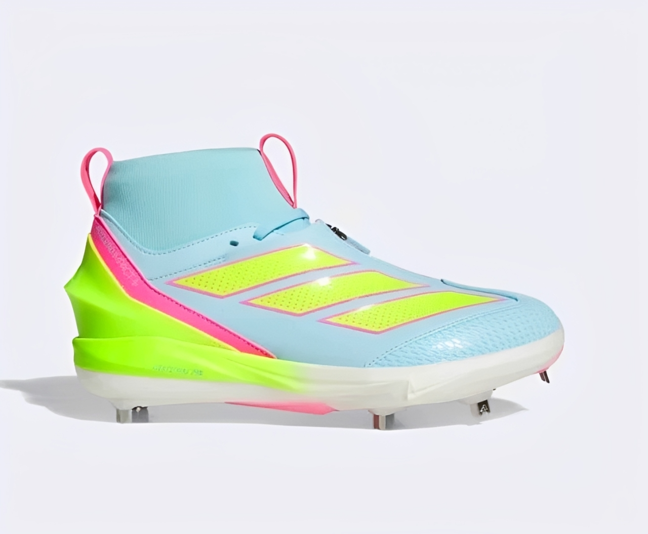 Spikes De Beisbol Adidas Adizero Impact+ 2.0 Azul Verde Rosa Metal