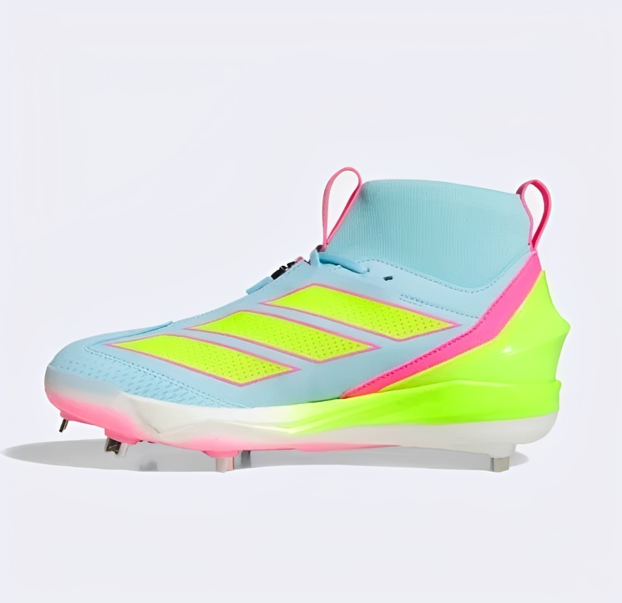 Spikes De Beisbol Adidas Adizero Impact+ 2.0 Azul Verde Rosa Metal
