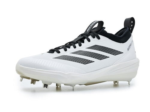 Spikes De Beisbol Adidas Adizero Impact 2.0 Blanco Con Negro Metal