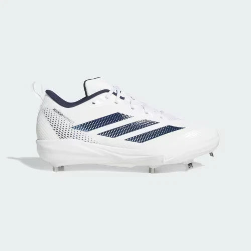 Spikes De Beisbol Adidas Adizero Instict 2.0 Blanco Con Azul Metal